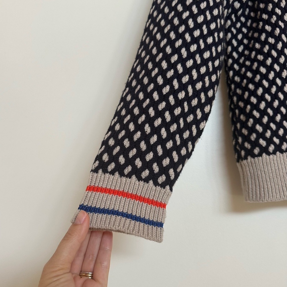 KULE Barton Cardigan in Navy Size Medium - Picture 4 of 11